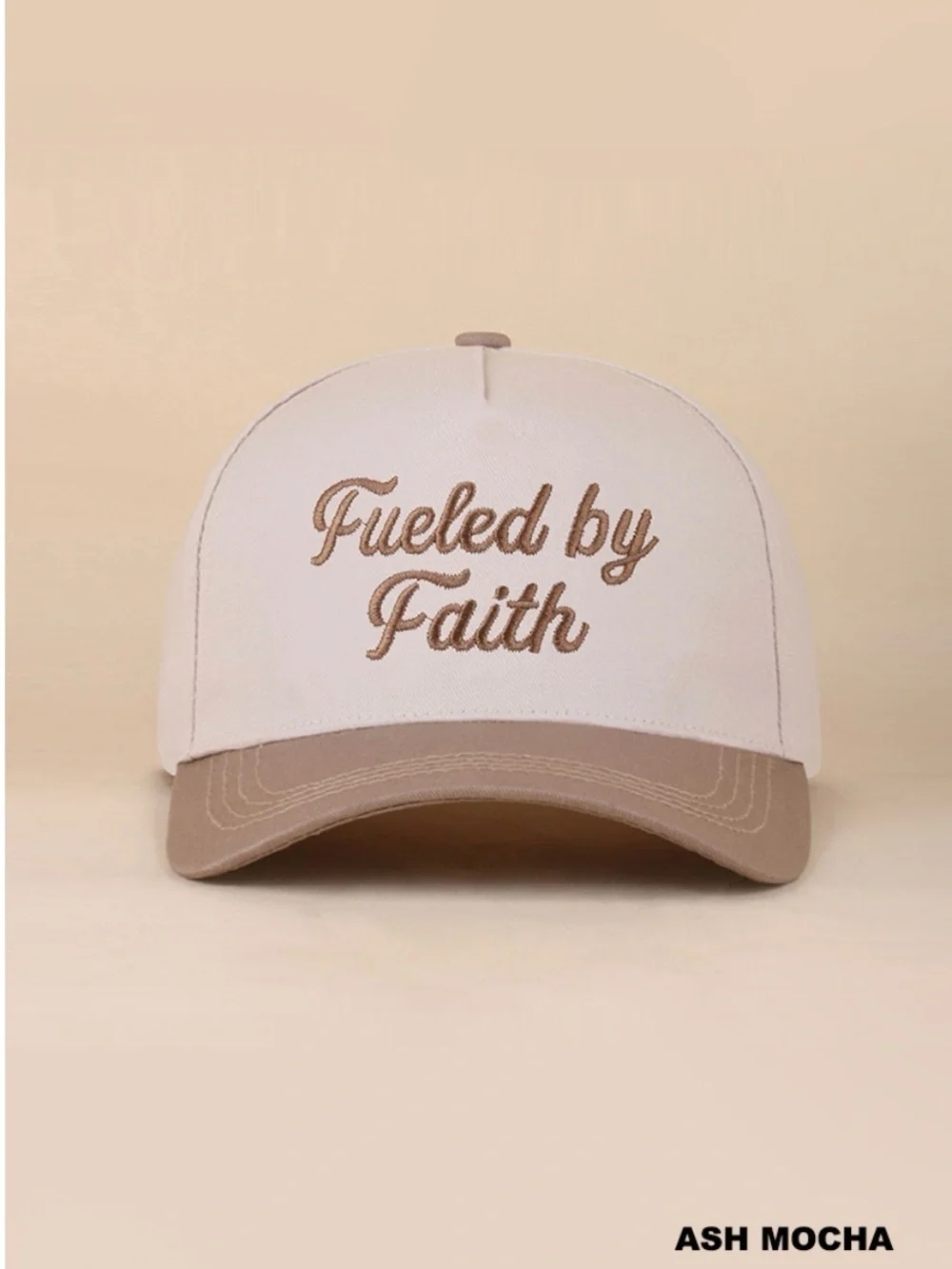 FUELED BY FAITH TWO TONE SNAPBACK HAT